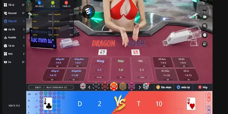 Cá cược Rồng Hổ tại 789BET Casino