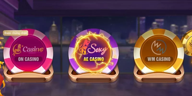 Trò chơi tại sảnh Số Đỏ casino